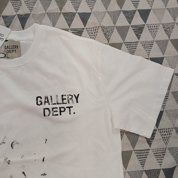 Gallery Dept Colorful Ink Splash Letters Loose Short Sleeve - Picture 3 of 6